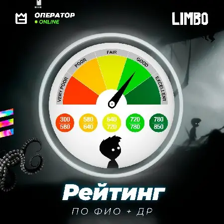 💸 Пробив Кредитного рейтинга по ФИО + ДР ⚡️ [Кредитный рейтинг]